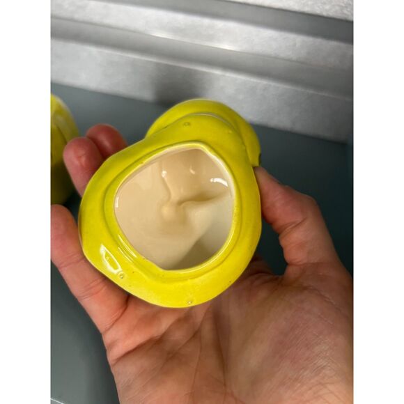 Vintage Garlic Keeper Anthropomorphic Jar Stinky Face Clothes Pin Nose - Picture 10 of 12